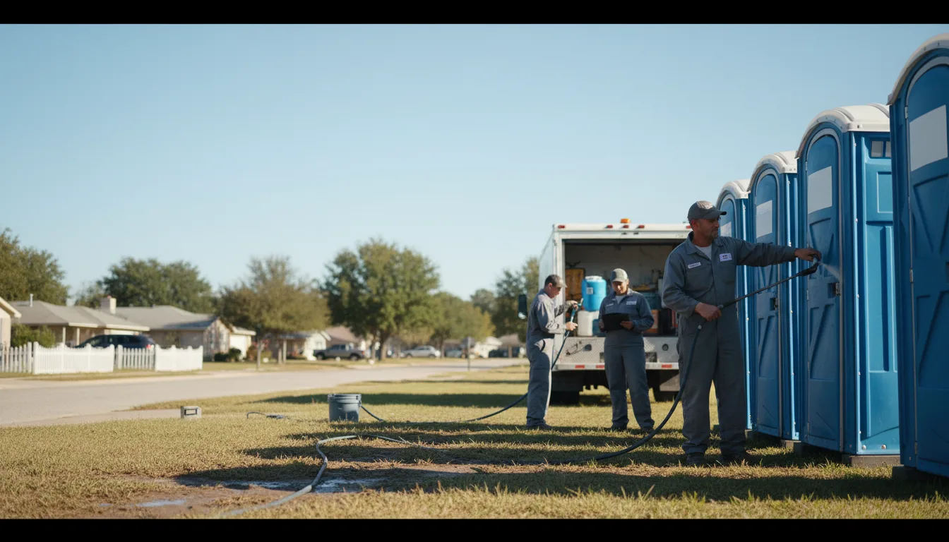 Long-Term Portable Toilet Rental in Rising Fawn, GA near me